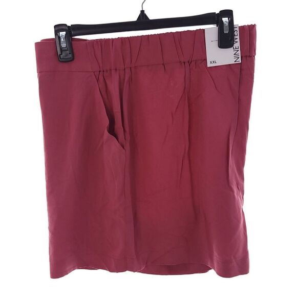 Nine West Women's Size 2XL Solid Rayon Shorts - Picture 1 of 6